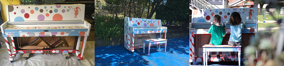 Pop Up Park Piano Transformation